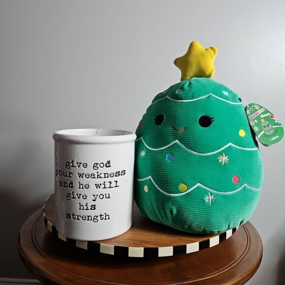NWT LEAMA CHRISTMAS TREE SQUISHMALLOW SQUISHAROYS 12IN